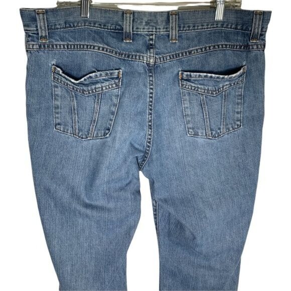 Eddie Bauer Capri Jeans Women’s 16R Light Wash Mid Rise Denim Casual - Picture 5 of 12
